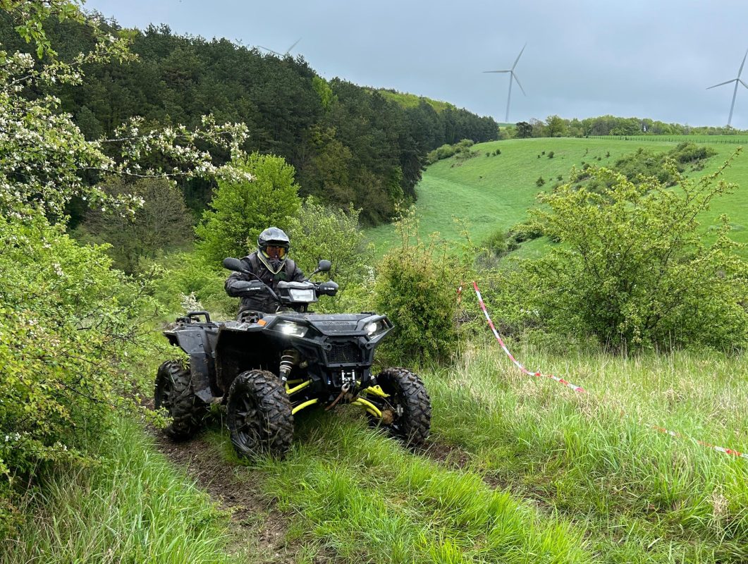 Polaris Sportsman in Frankrijk tijdens het Kuijers Quads Evenement