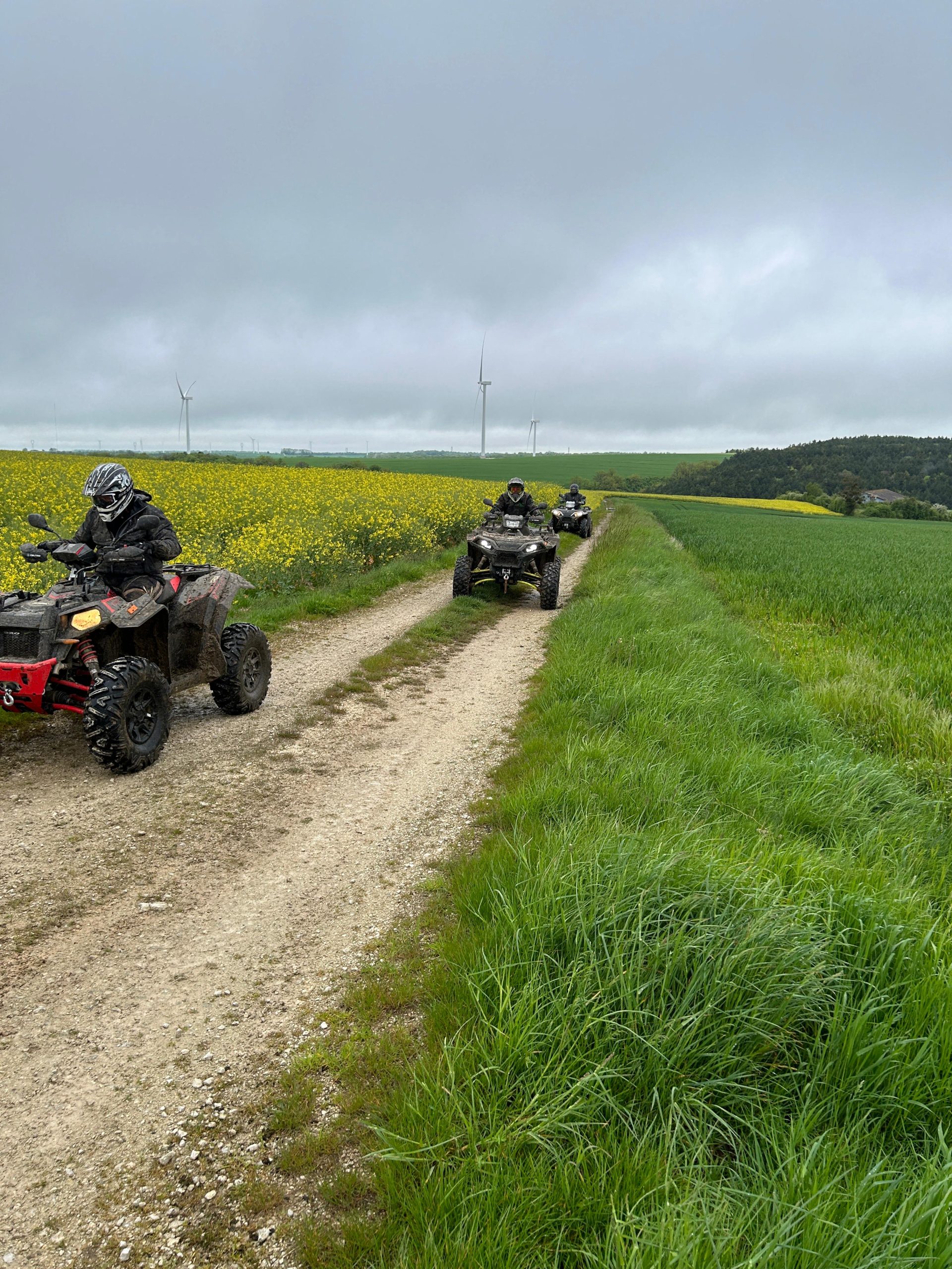 Polaris Quads in Frankrijk tijdens het Kuijers Quads Evenement